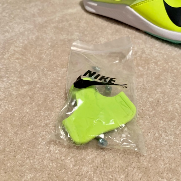 Nike Air Zoom LJ Elite Mint Foam Volt DR2756-700  size 9.5 Men’s Spikes & Tool - Picture 7 of 11